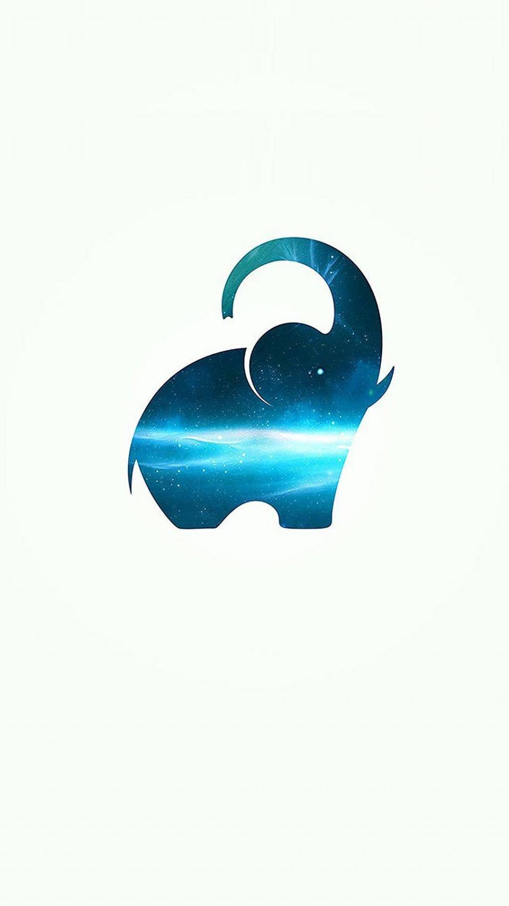 创意动物星空图片