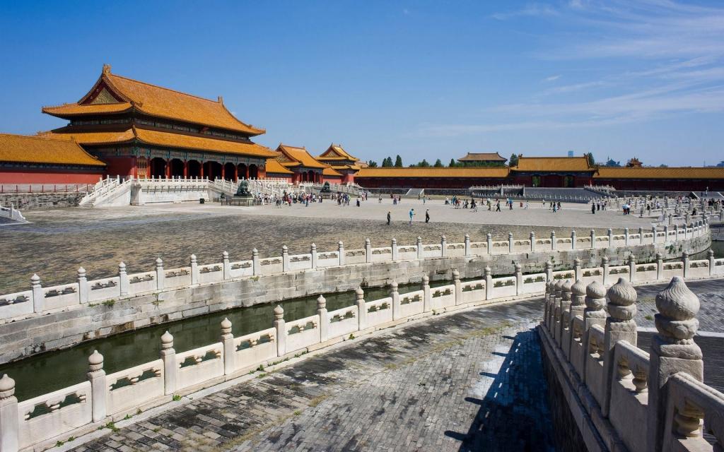 壮观的故宫太和门