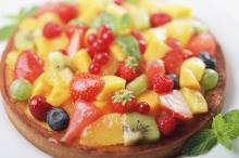 诱人的水果蛋糕图片