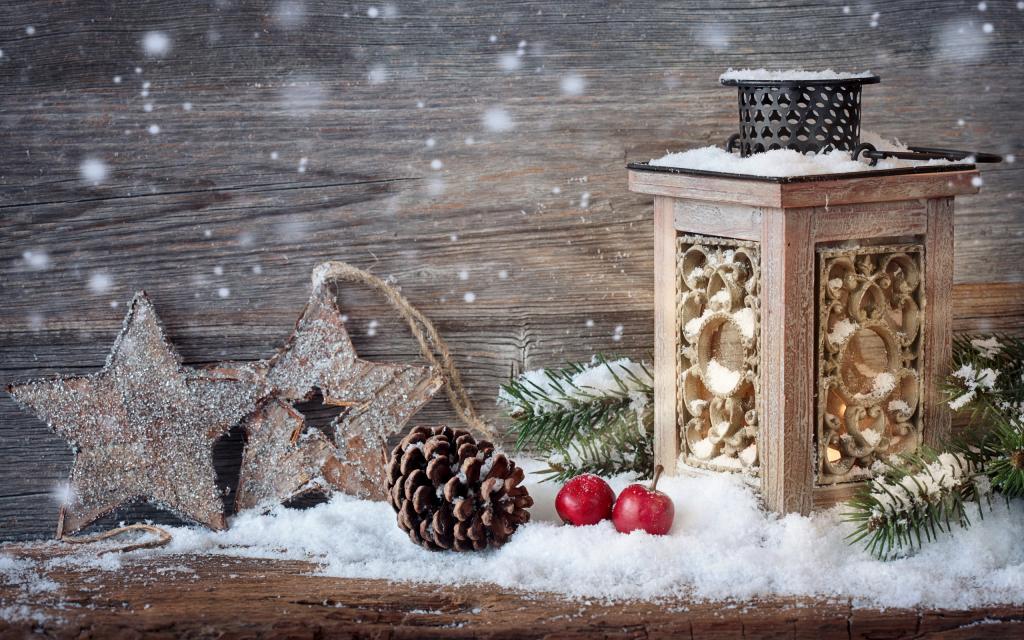 圣诞节装饰油灯