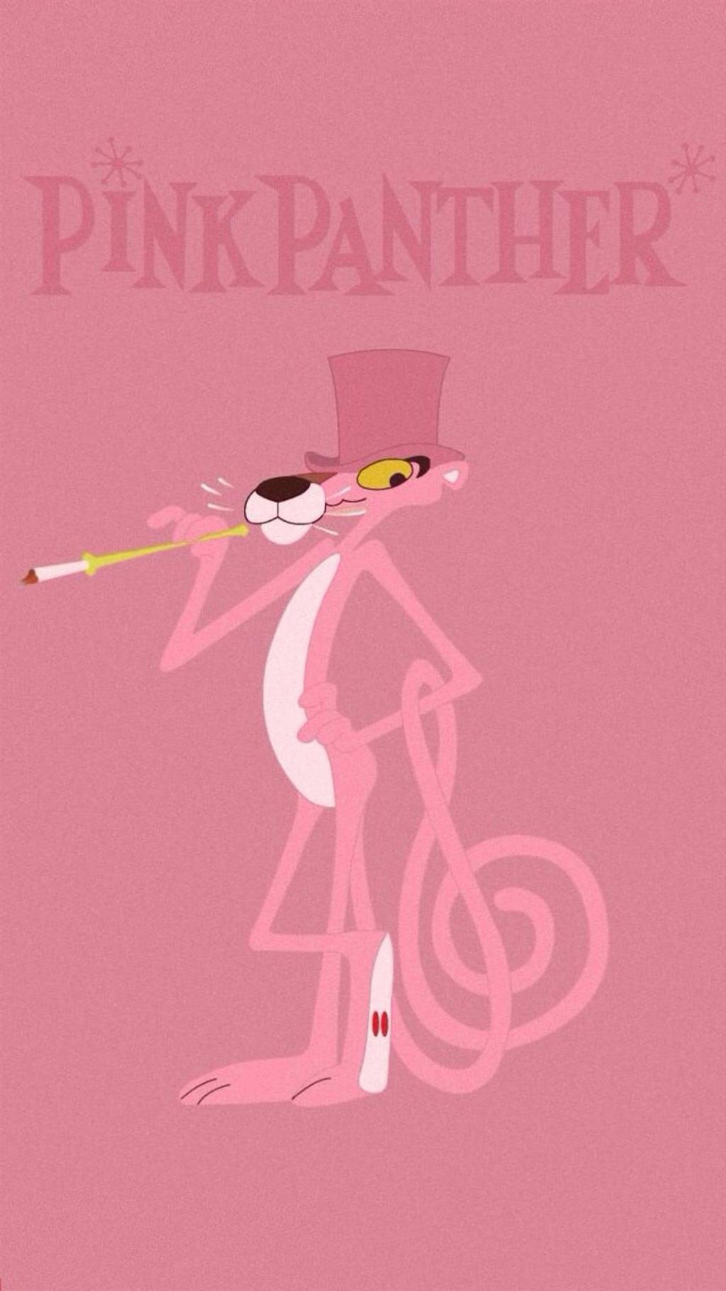 卡通可爱少女心粉红豹