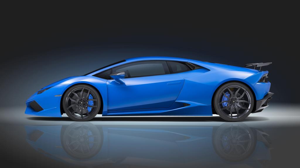 飓风蓝色兰博基尼跑车