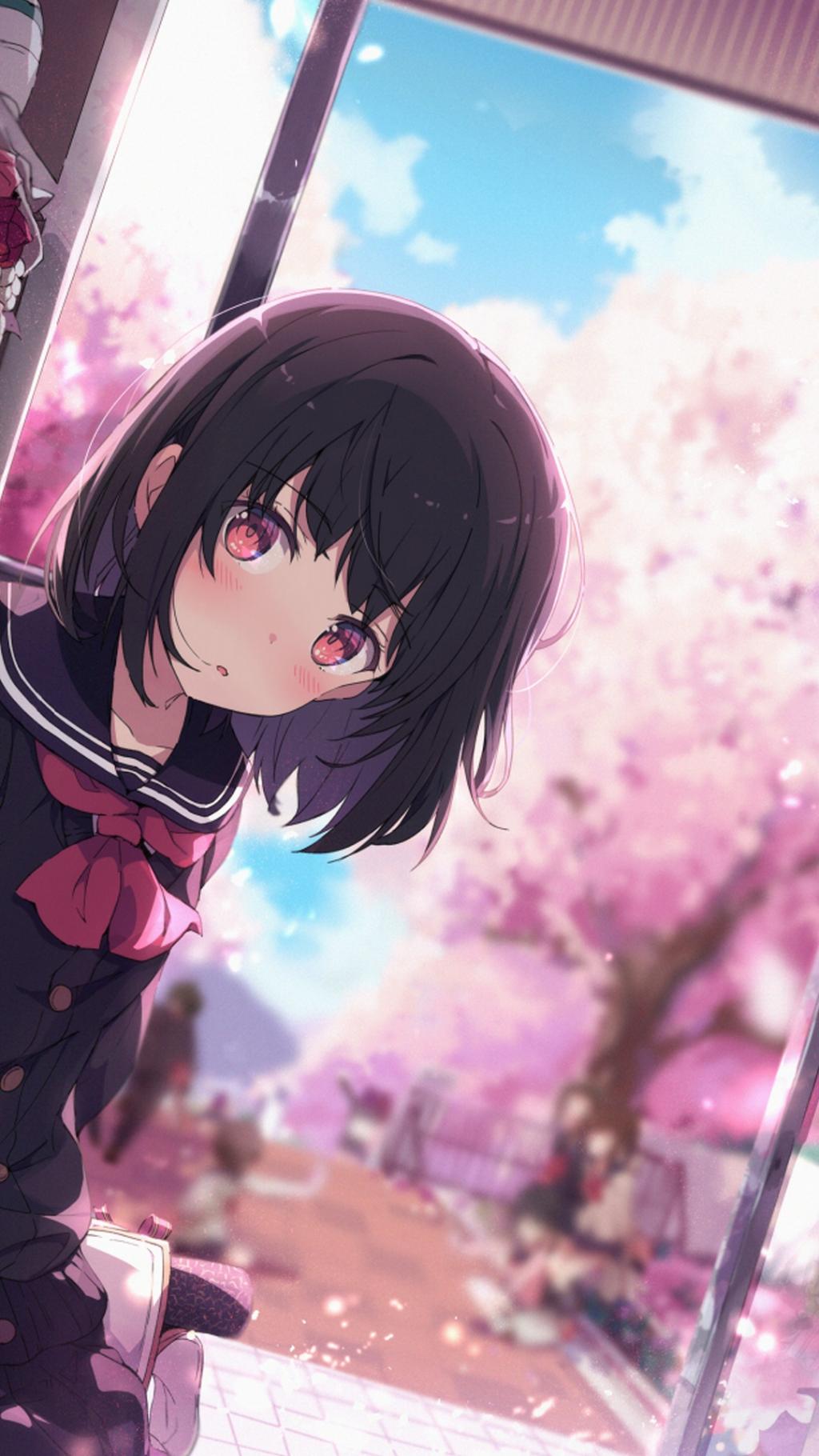 二次元唯美樱花美少女