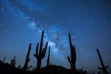 夜空中繁星点点