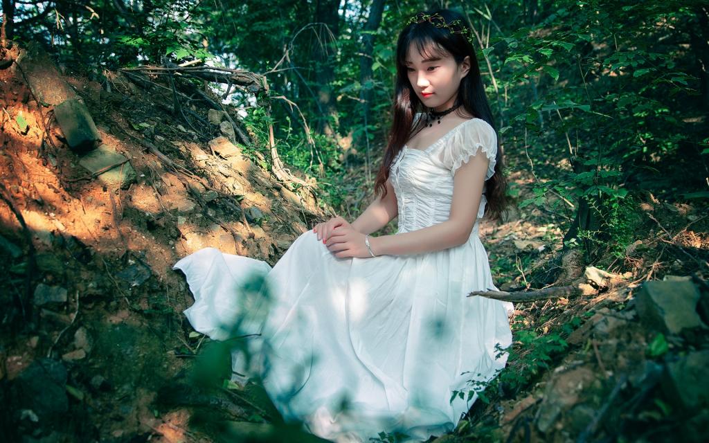 森系风格气质女孩