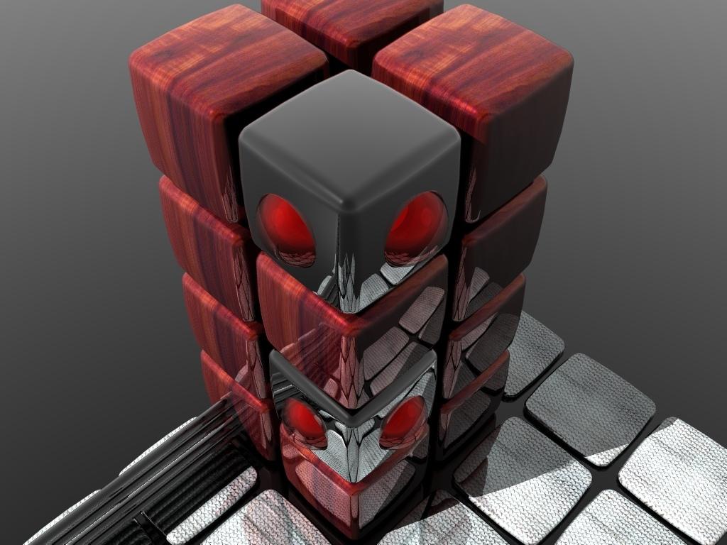 立方体的炫目设计