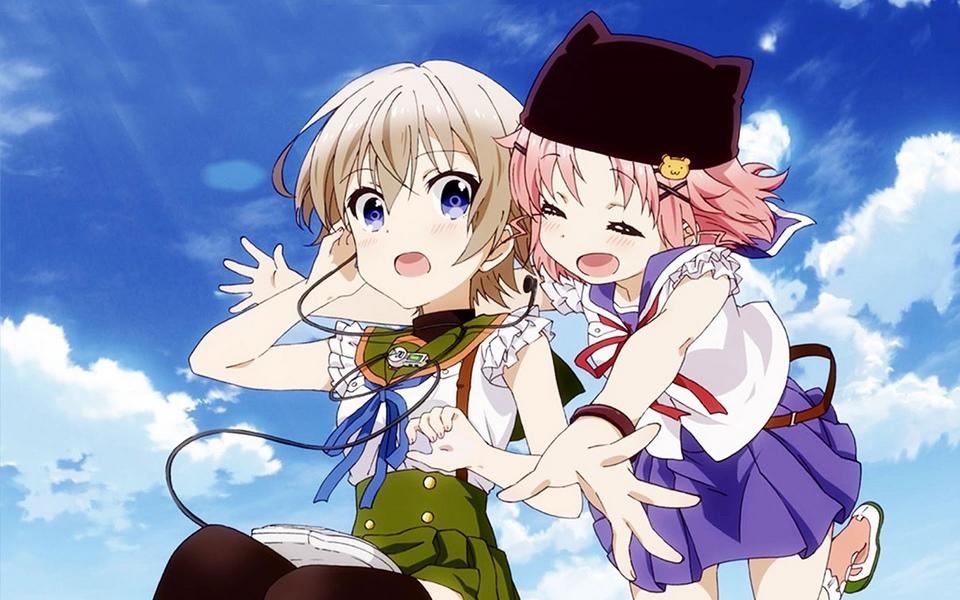 《学园孤岛》卡通动漫美少女