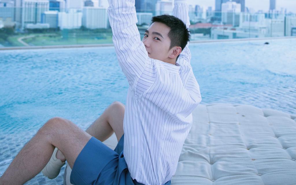 帅气清爽的杨洋
