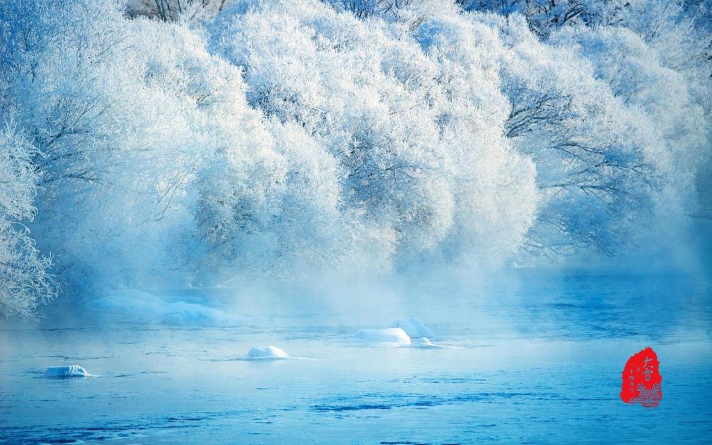 二十四节气大雪风景