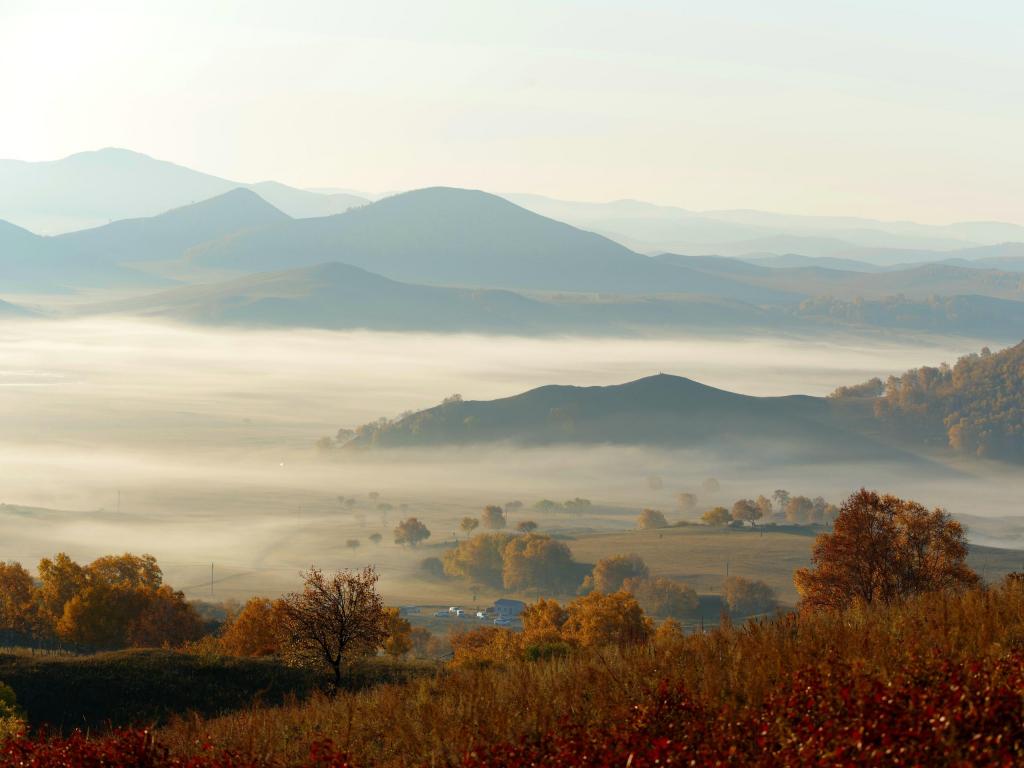 坝上草原迷人仙境风光