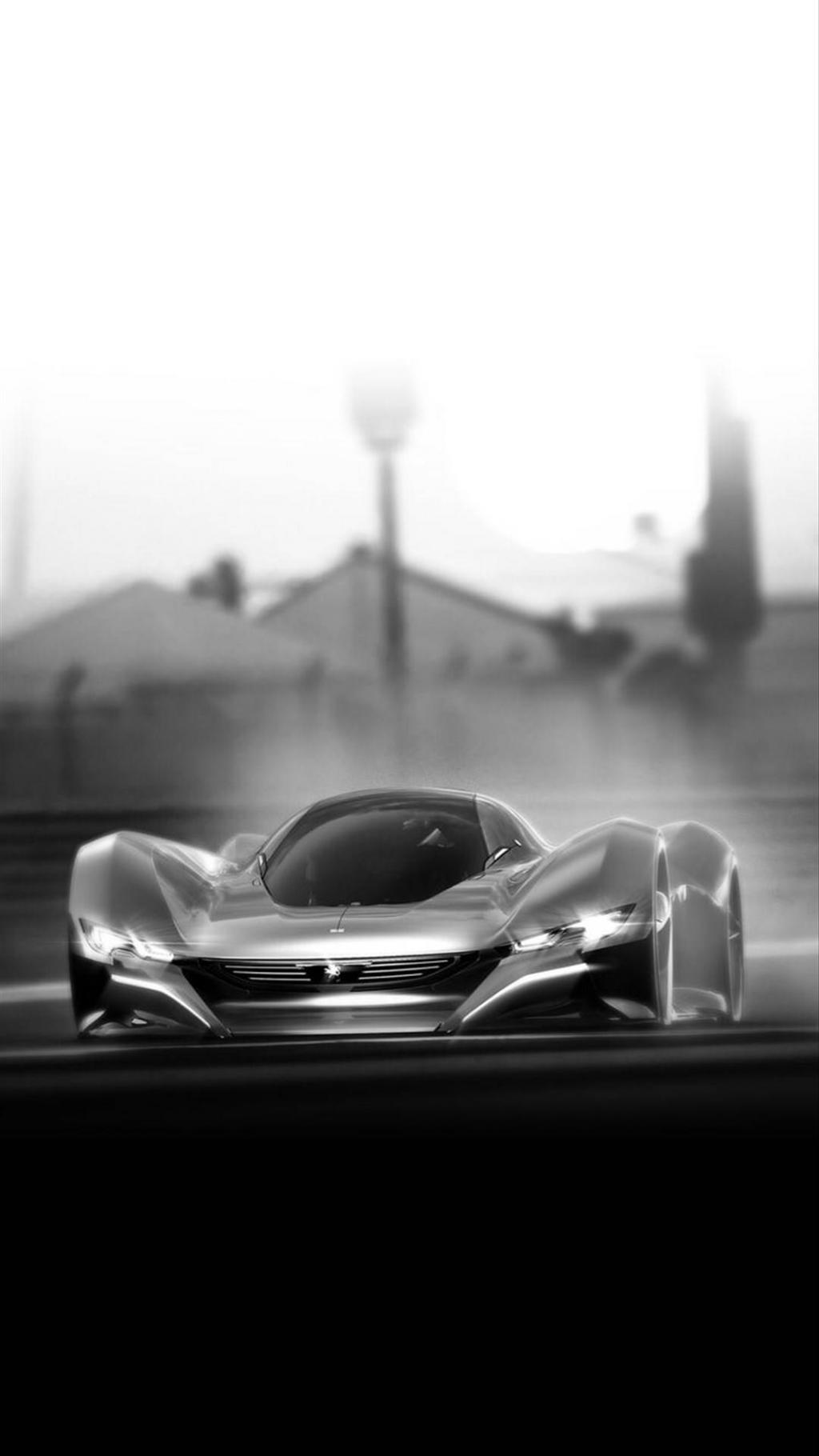 超帅概念银色超跑