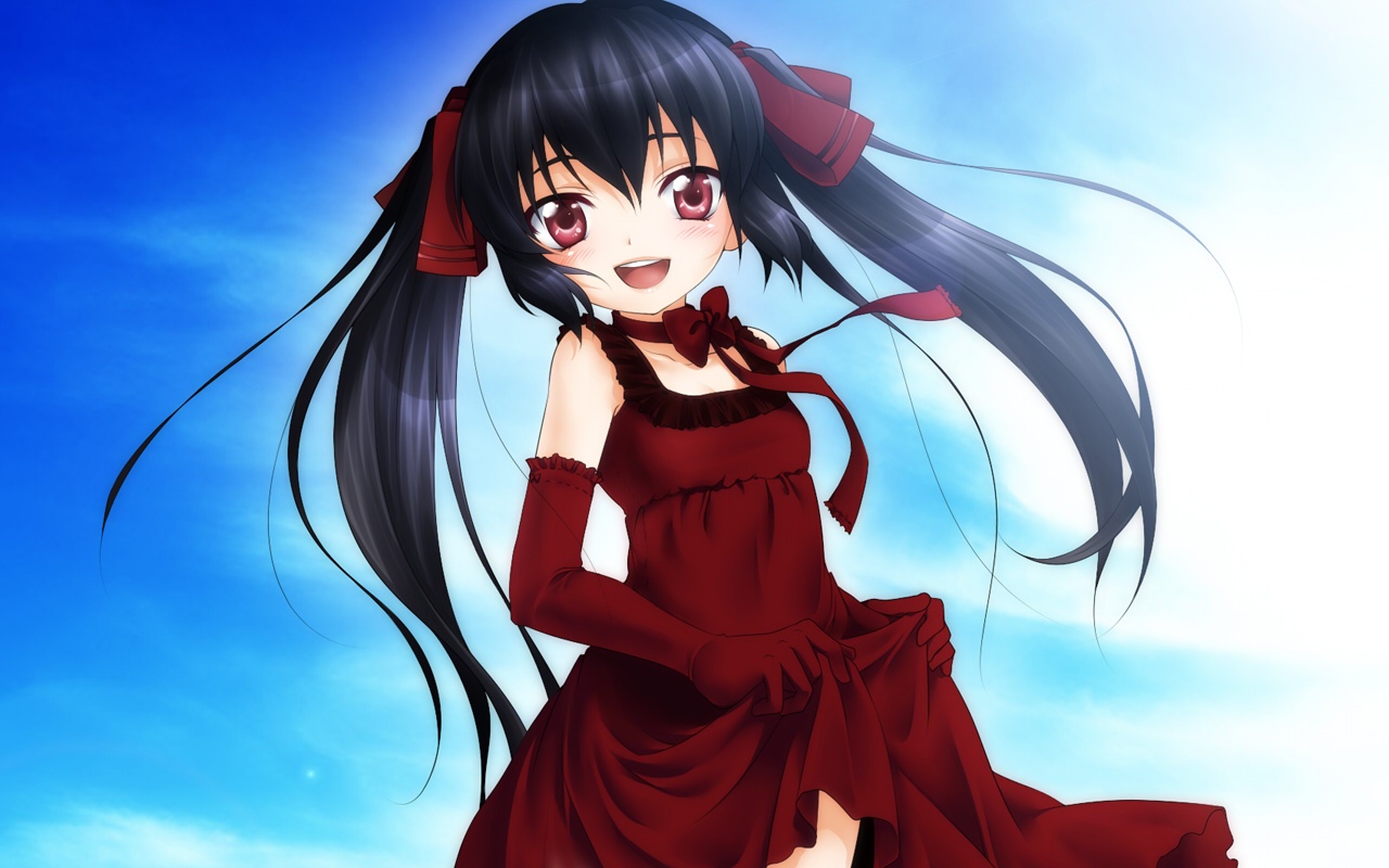 《魔法飞球》美少女,高清图片,电脑桌面-壁纸族