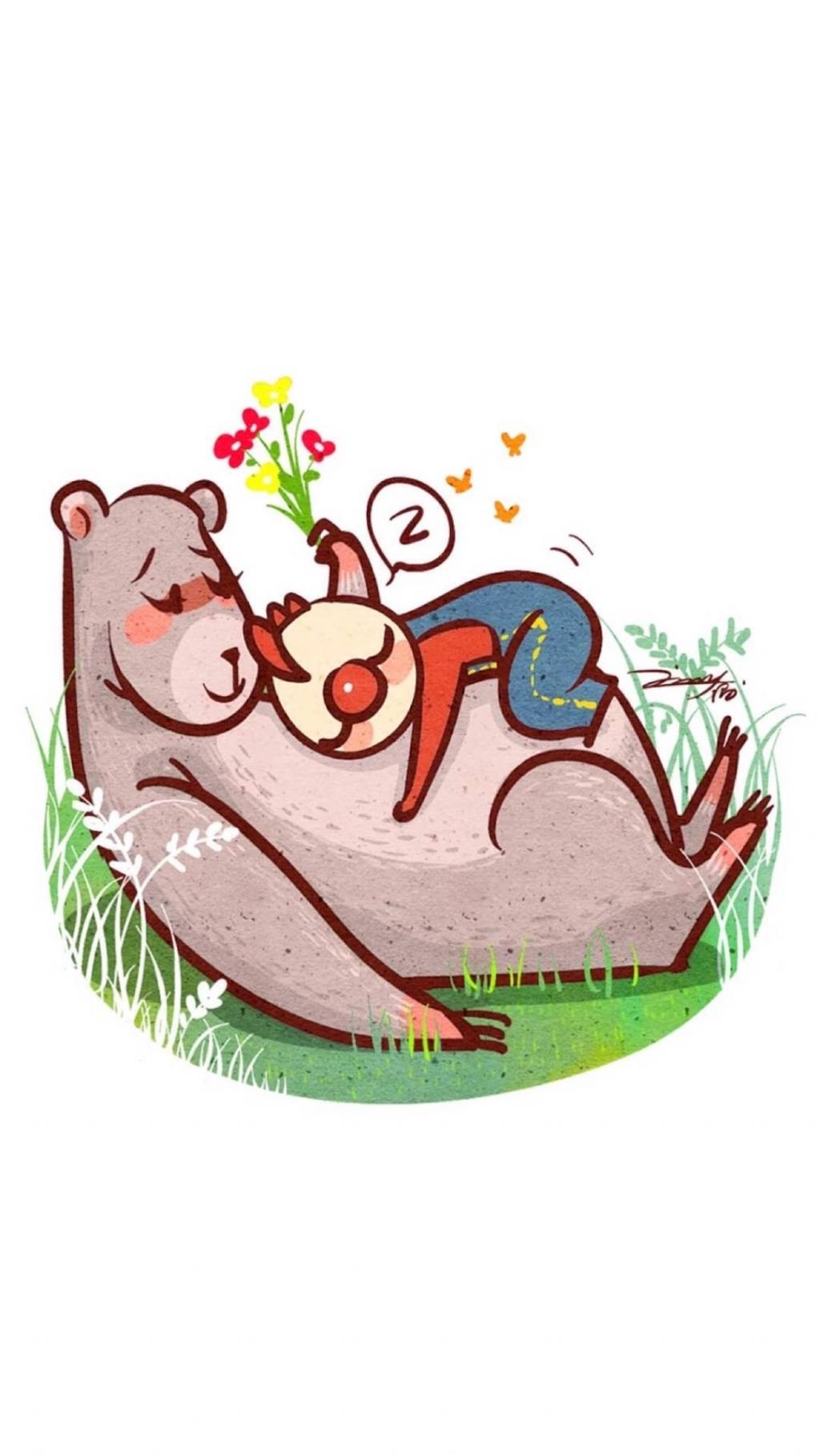 冯早早治愈系卡通插画