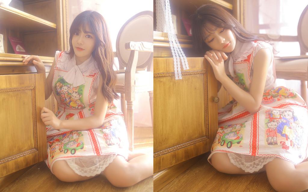 气质美女性感制服迷人写真