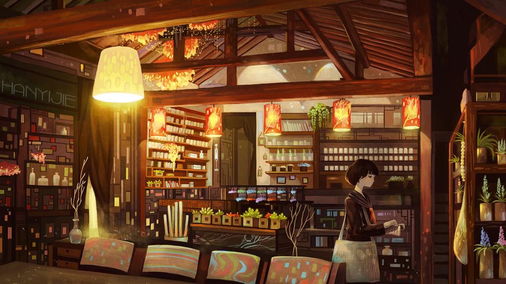 唯美二次元动漫插画