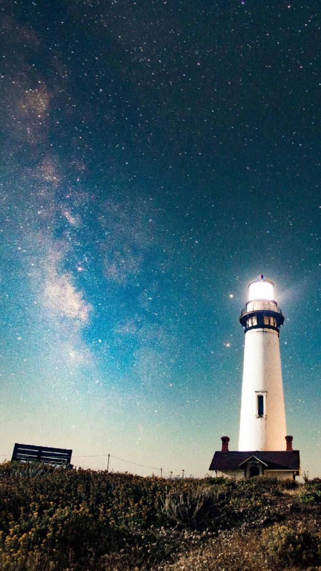 唯美夜晚星空风景
