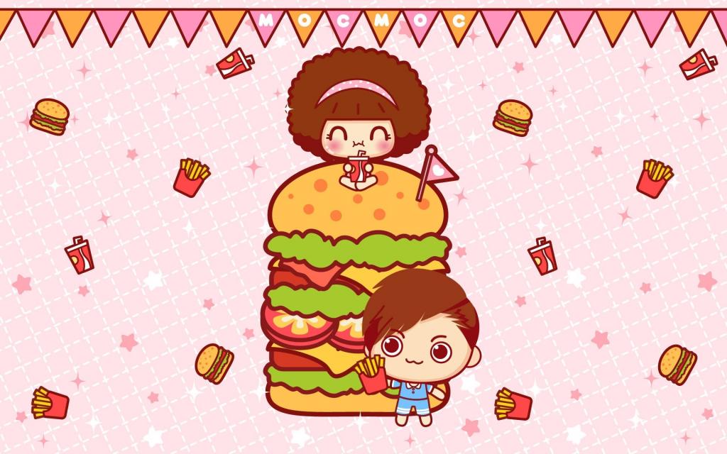 可爱卡通摩丝摩丝