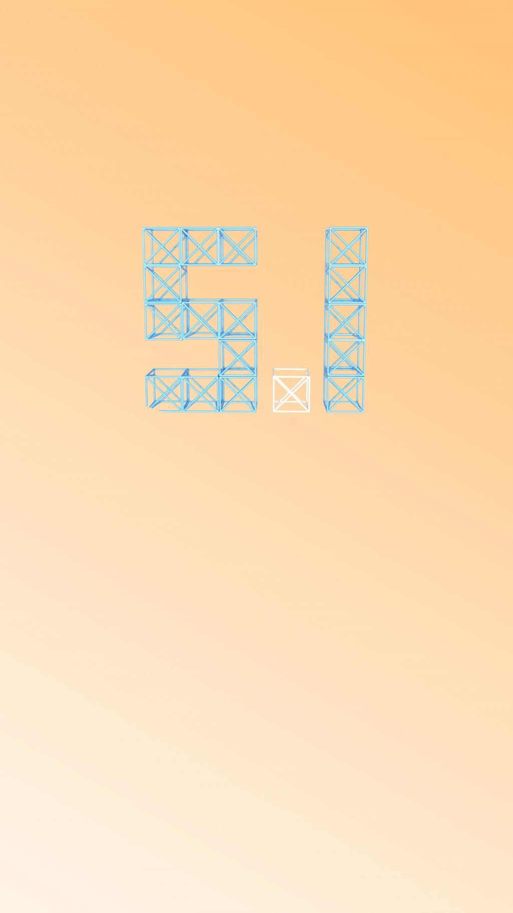 劳动节51创意数字