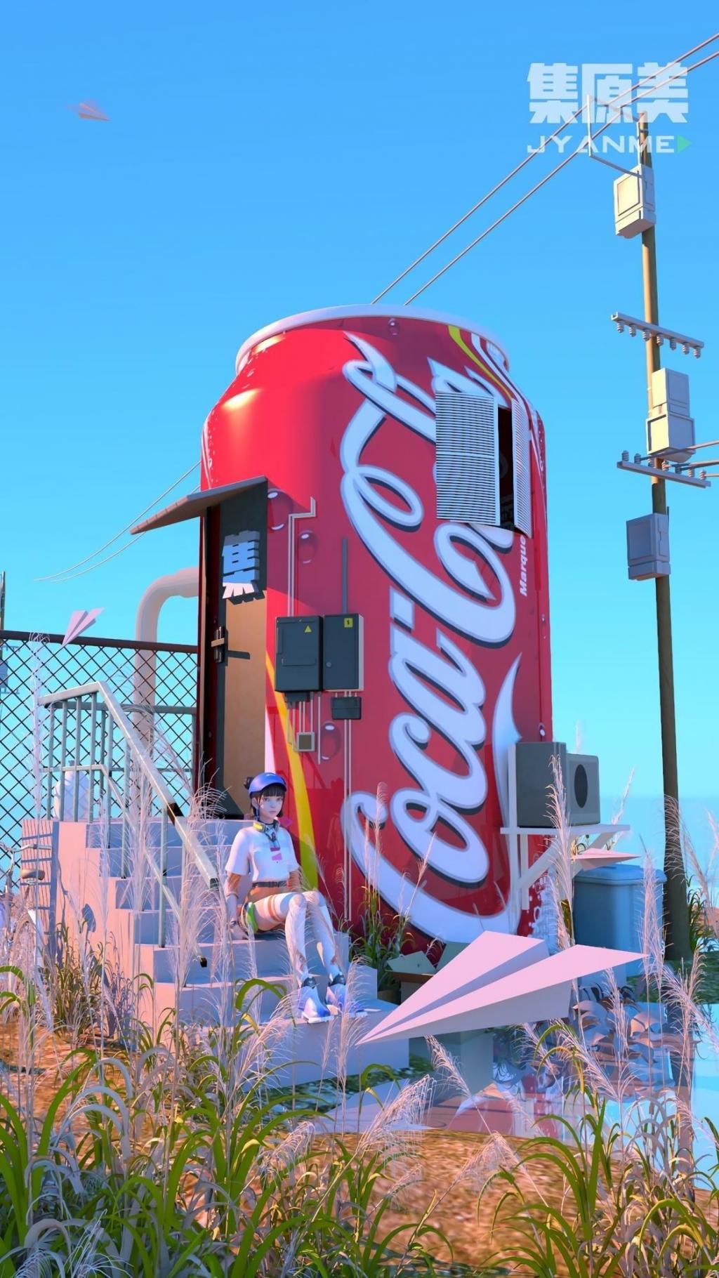 虚拟偶像机甲少女集原美可爱二次元意境