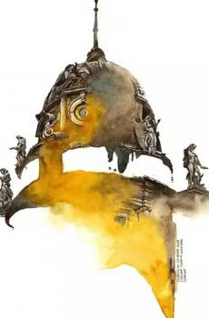 梦幻水彩城堡-1