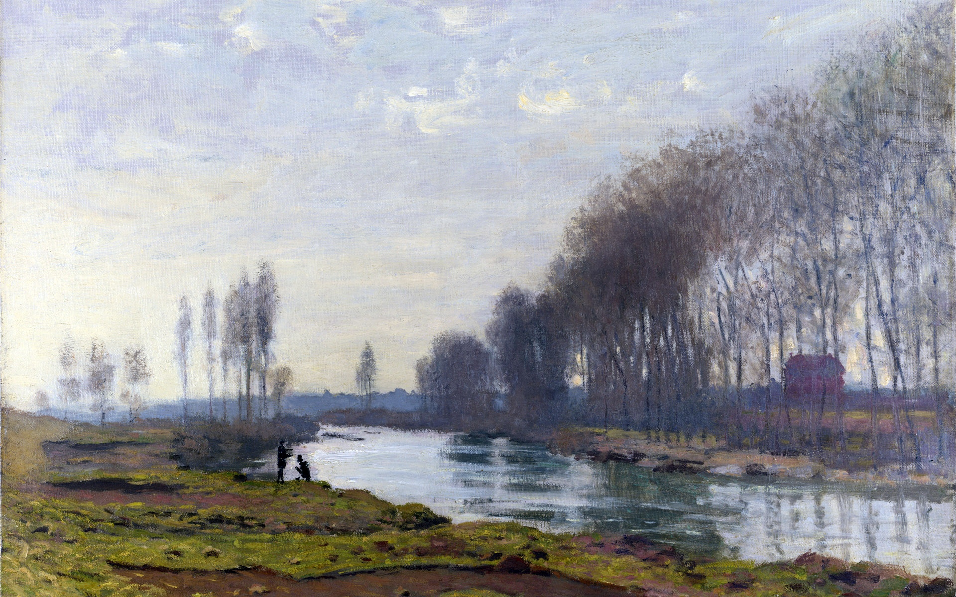 伦敦画廊风光雪景,高清图片,电脑桌面-壁纸族