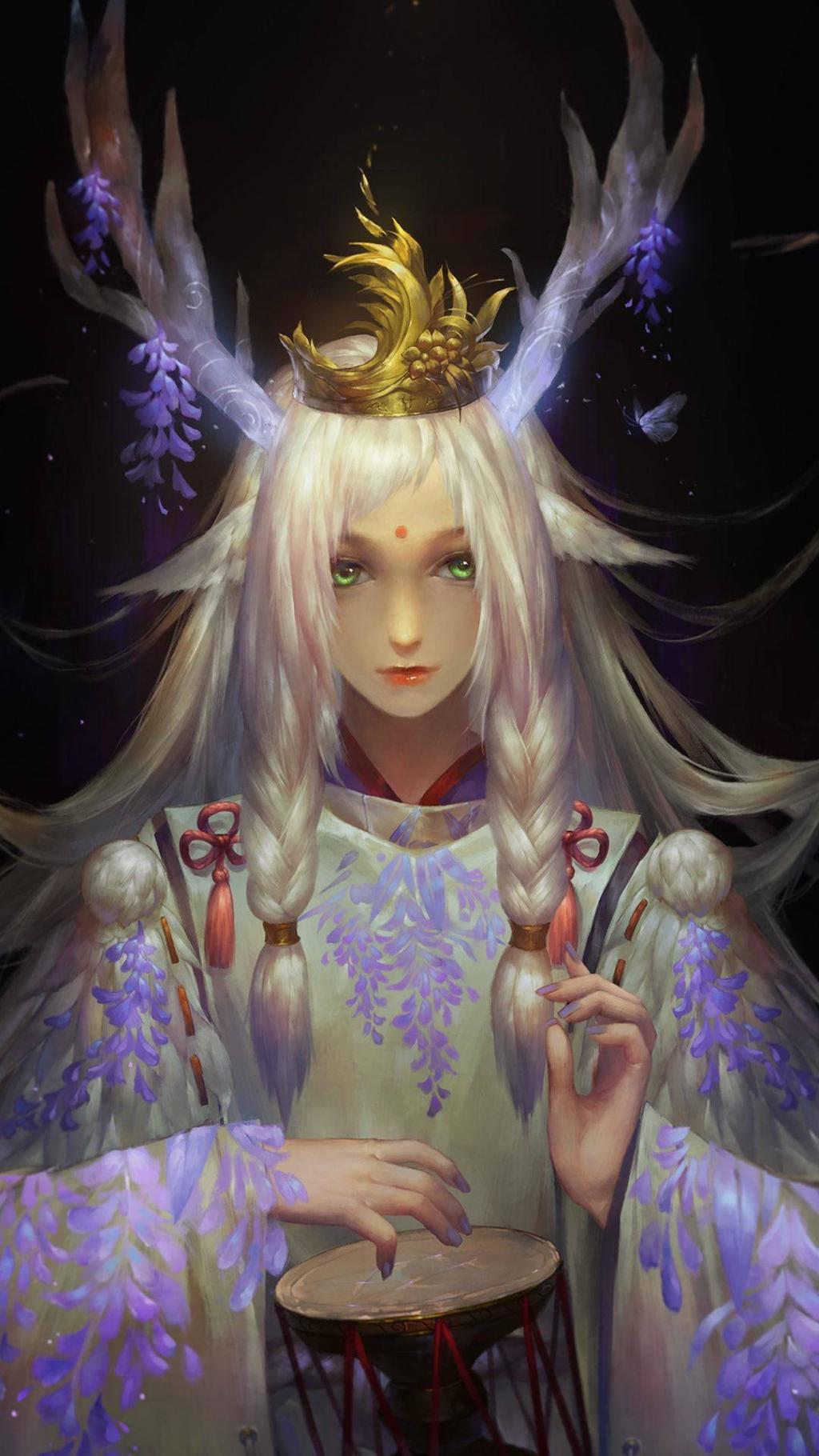 阴阳师唯美手绘插画