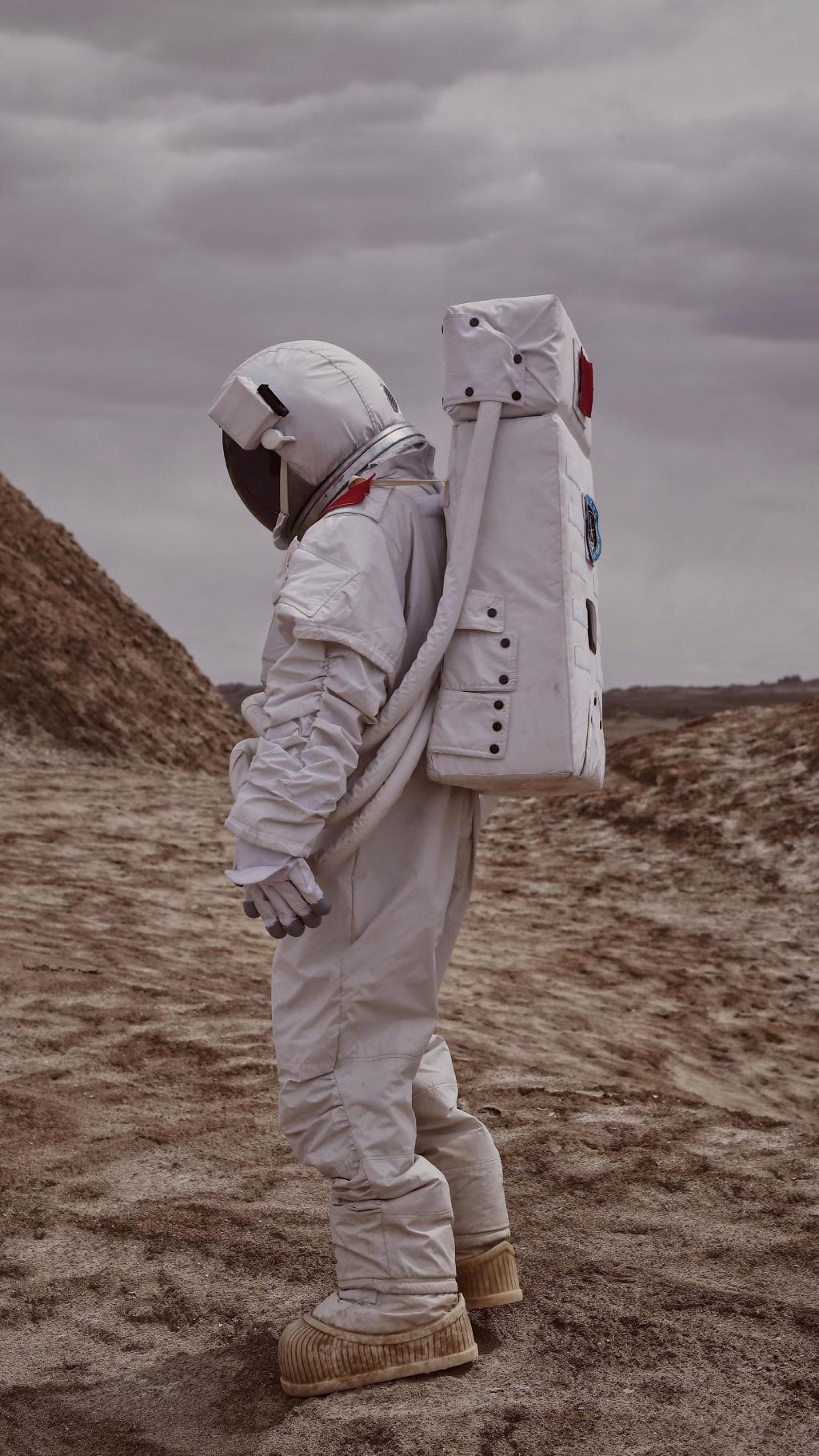 孤独的宇航员意境写真