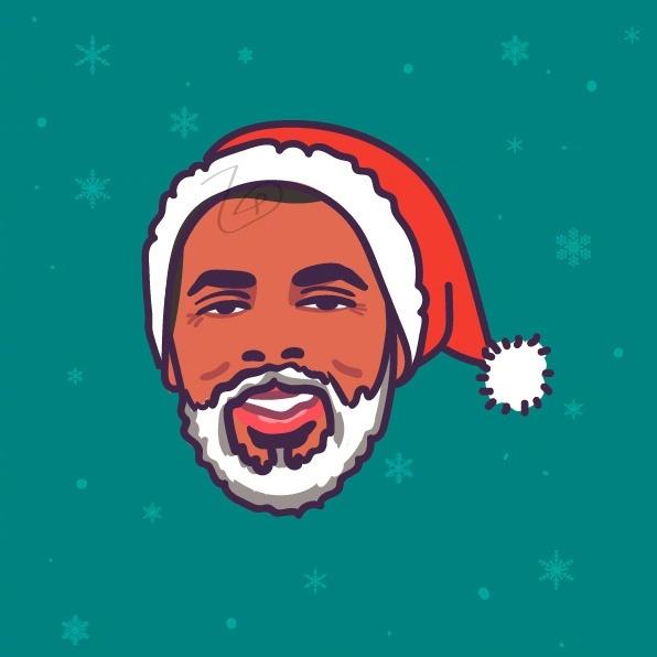 NBA众星圣诞头像