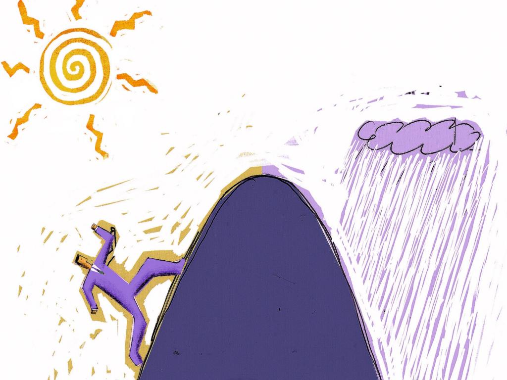 清新的插画图片