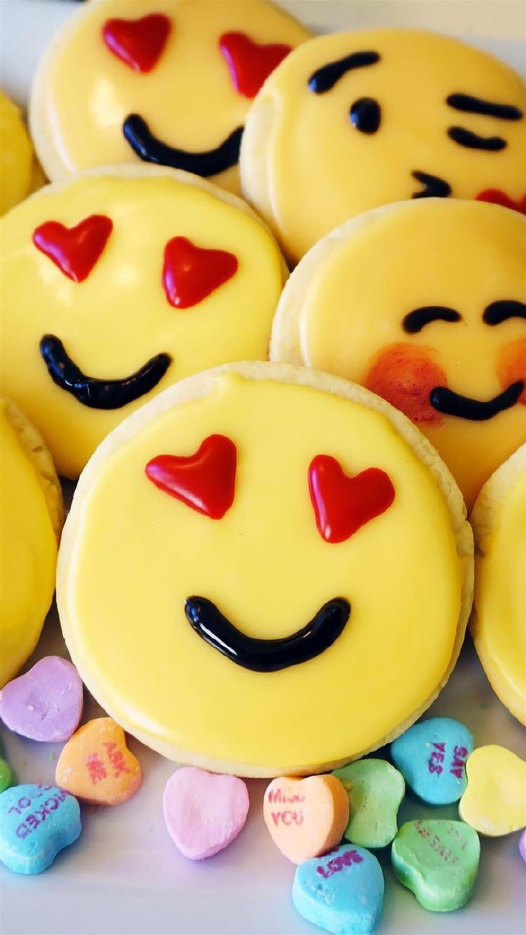 可爱的emoji表情,高清图片,手机锁屏桌面-壁纸族