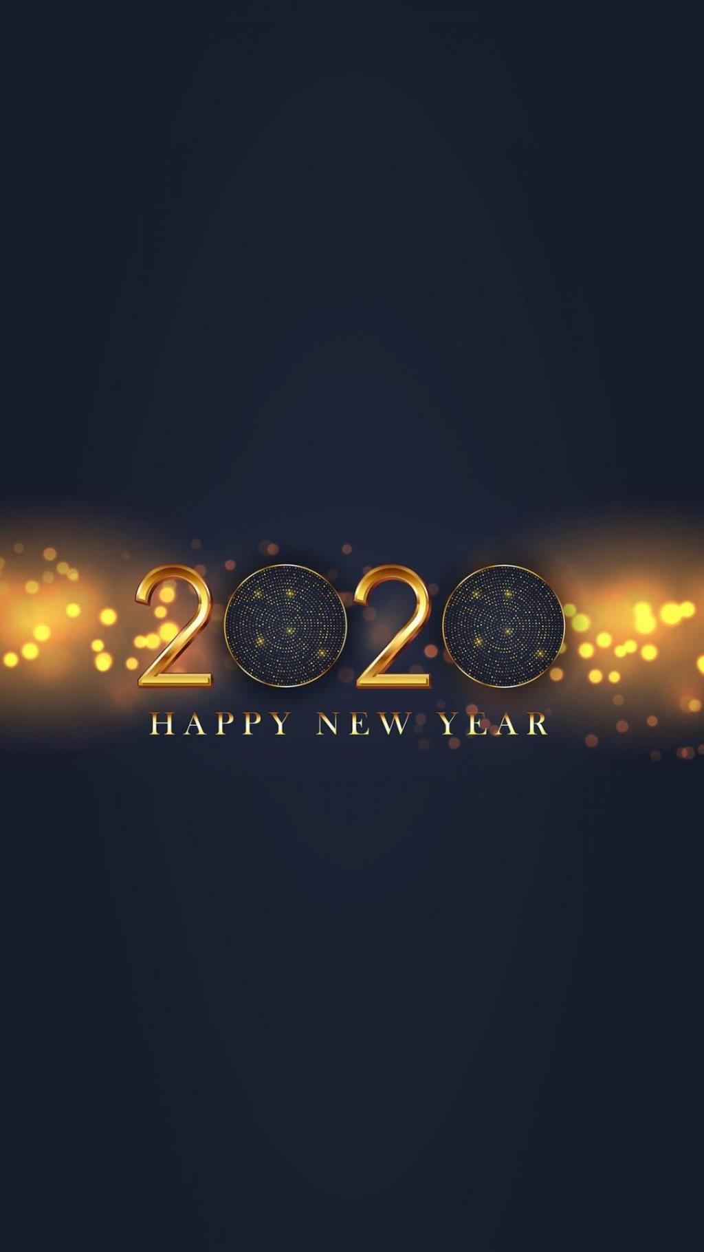 2020年新年快乐创意艺术字设计