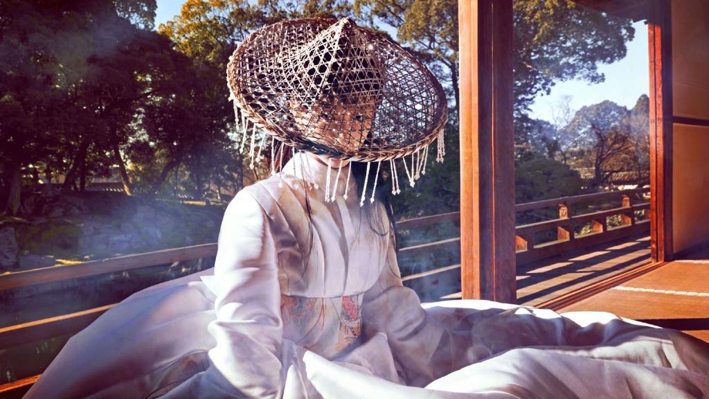 周冬雨女侠古装杂志写真