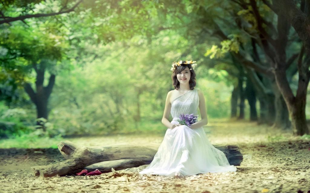 清新脱俗的美女写真