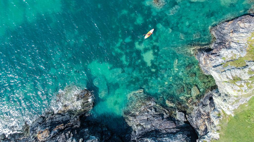 航拍的绝美岛屿