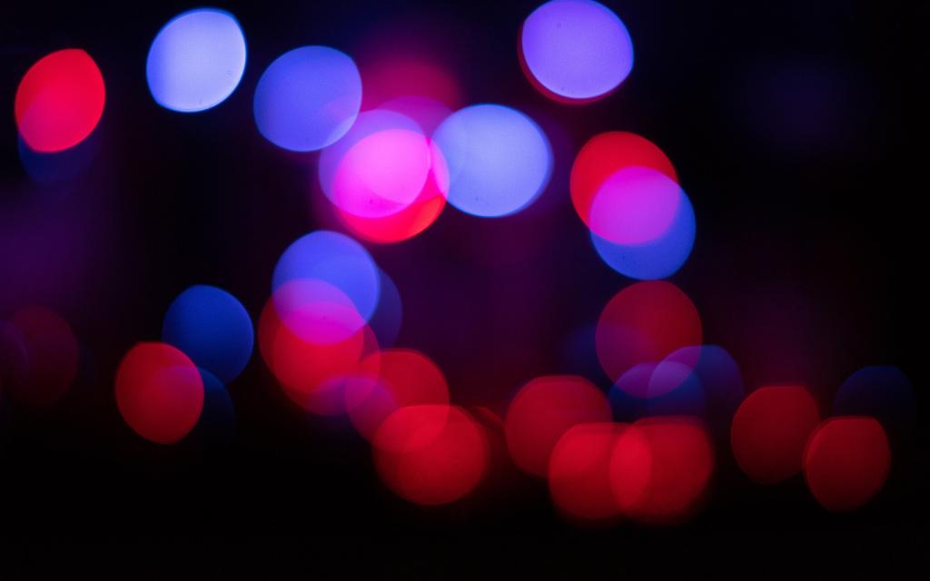 唯美朦胧的城市夜景