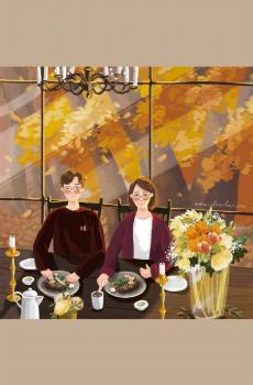 小清新温暖插画-1