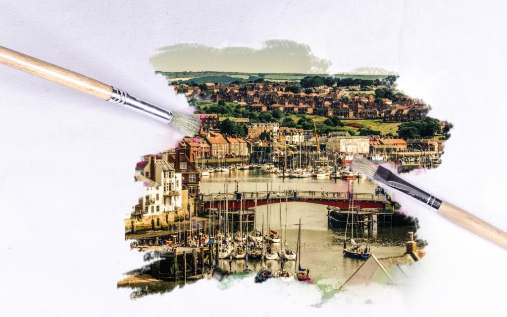 另类的笔触油画