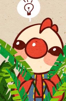 冯早早治愈系卡通插画-5