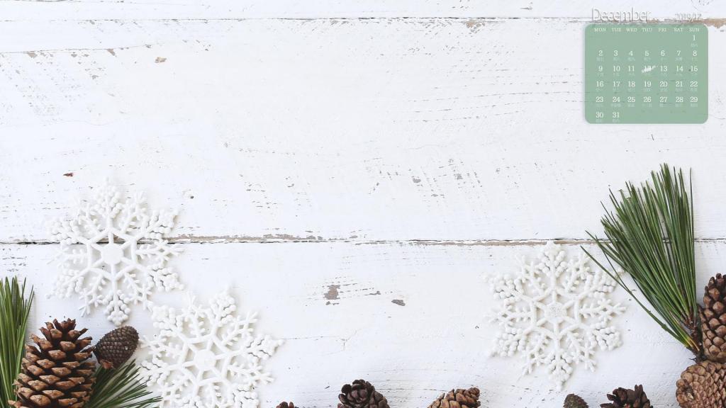 2019年12月冬日里的意境日历
