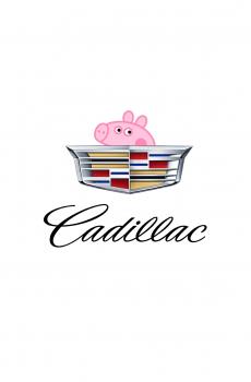 创意小猪佩奇汽车品牌标志-0