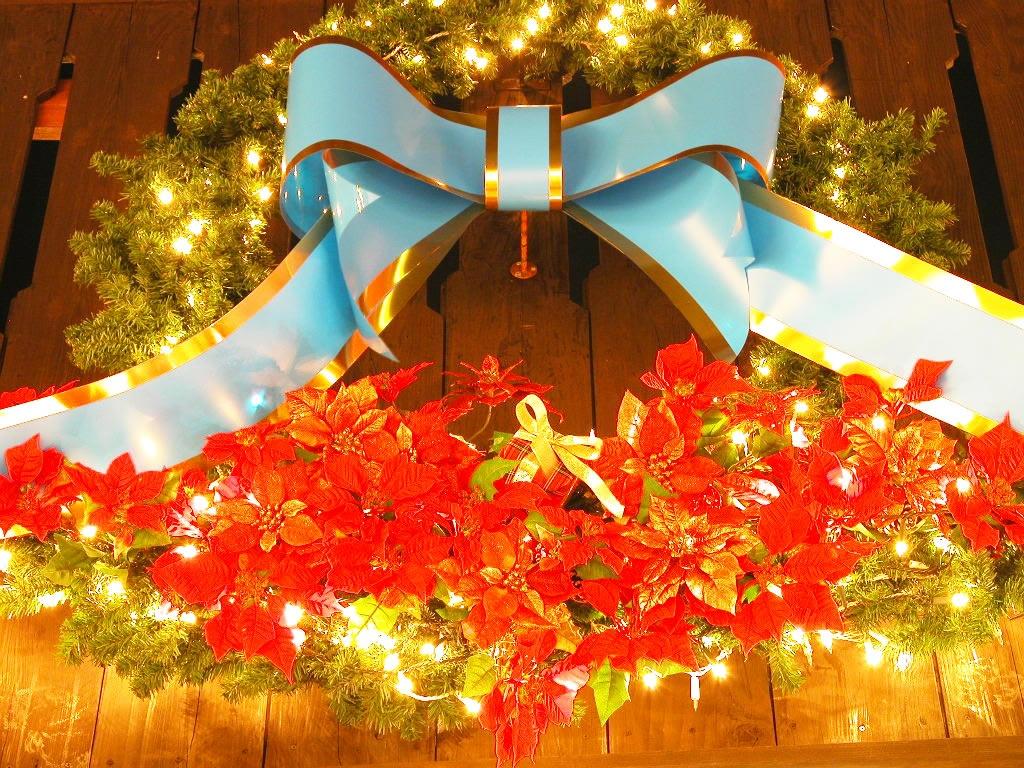 圣诞绚丽多彩夜景