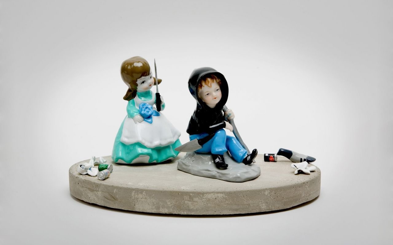 陶瓷艺术壁纸:瓷娃娃