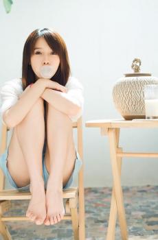 氧气美女清纯写真手机锁屏壁纸-11