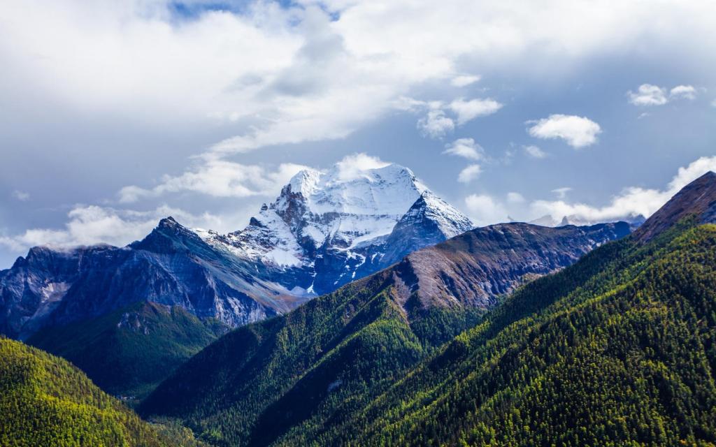 四川稻城亚丁美丽风景