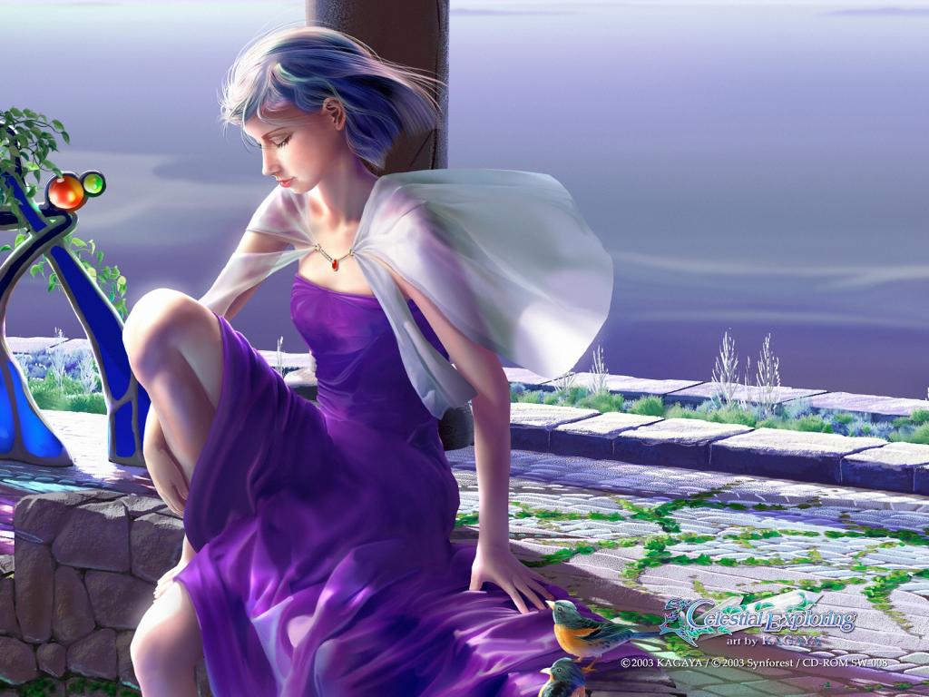 梦幻唯美插画美景
