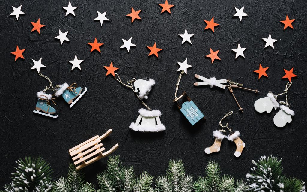 新的一年的圣诞节