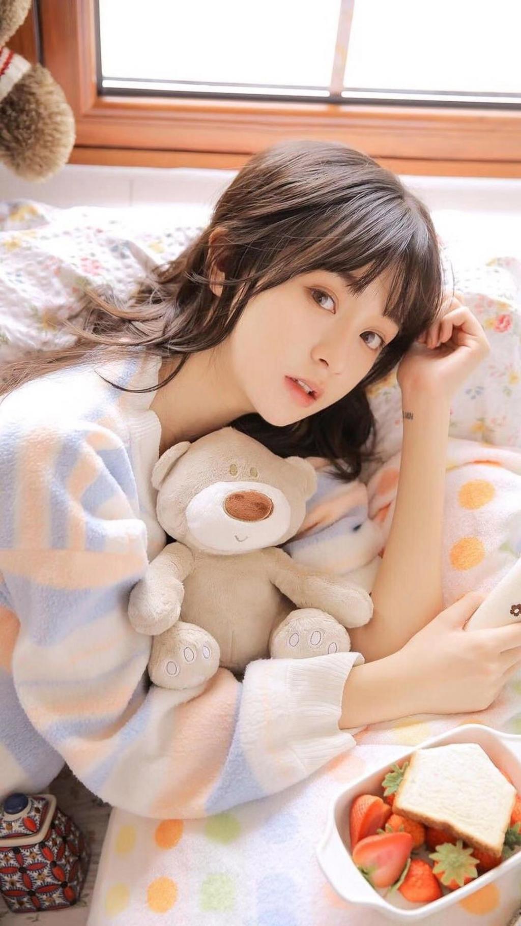 可爱萌妹子居家私房写真