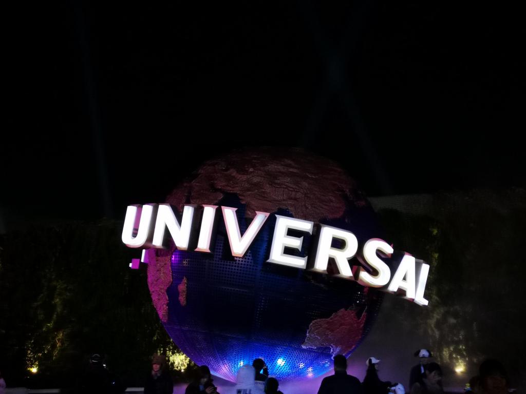 十一国庆节环球影视城迷人夜景