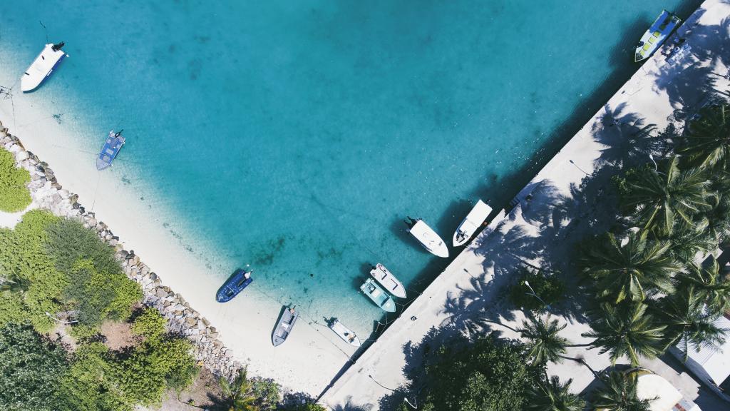 美到极致的鸟瞰海滩