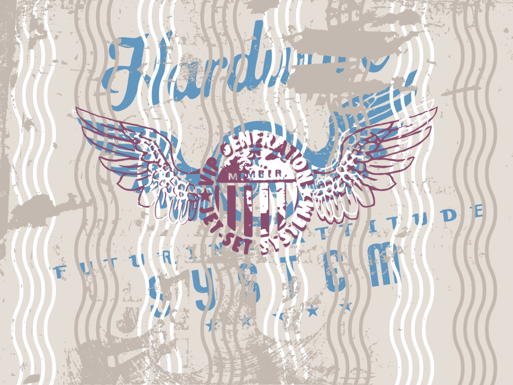 矢量潮流扑克设计